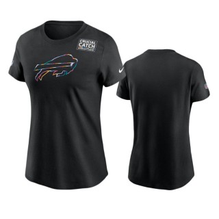 Women's Bills Black Crucial Catch Multicolor T-Shirt