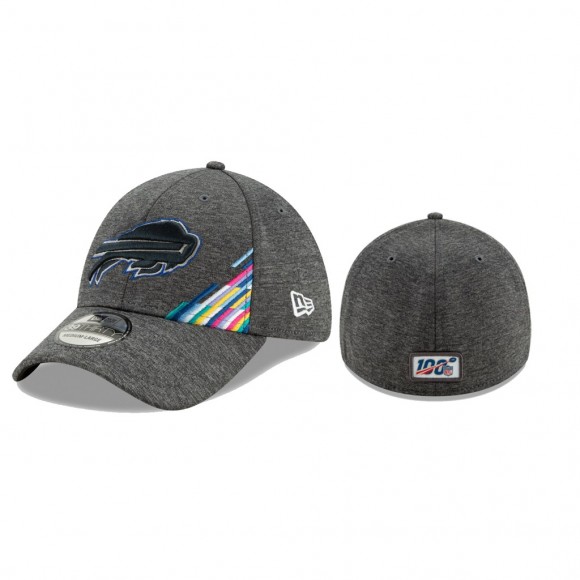 Bills Heather Gray 2019 NFL Crucial Catch 39THIRTY Flex Hat