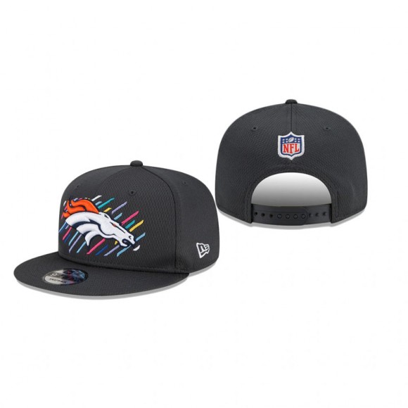 Broncos Charcoal 2021 NFL Crucial Catch 9FIFTY Snapback Adjustable Hat