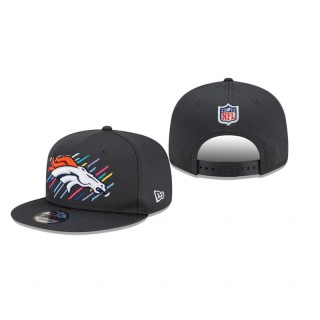 Broncos Charcoal 2021 NFL Crucial Catch 9FIFTY Snapback Hat