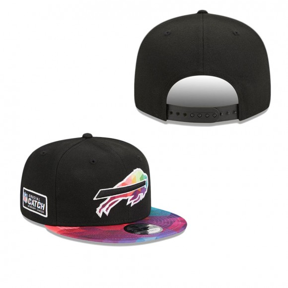 Buffalo Bills Black 2023 NFL Crucial Catch Snapback Hat