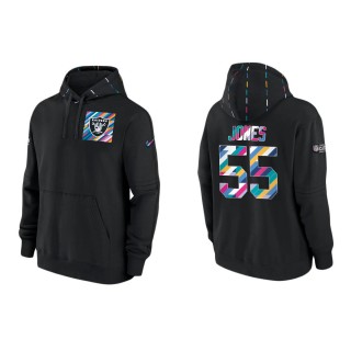 Chandler Jones Raiders 2023 Crucial Catch Hoodie