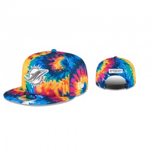 Dolphins Multi-Color 2020 NFL Crucial Catch 9FIFTY Snapback Adjustable Hat