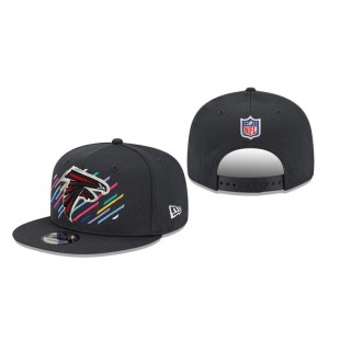 Falcons Charcoal 2021 NFL Crucial Catch 9FIFTY Snapback Adjustable Hat