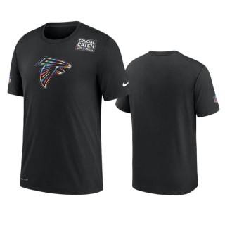 Falcons Black Crucial Catch Sideline T-Shirt