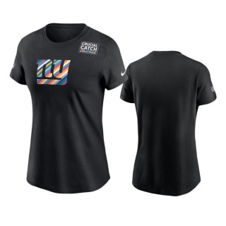 Women's Giants Black Crucial Catch Multicolor T-Shirt