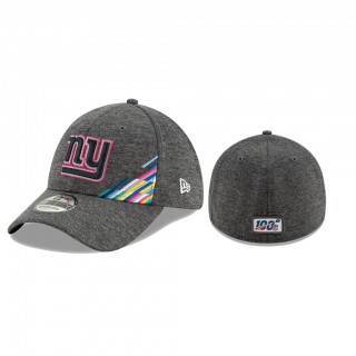 Giants Heather Gray 2019 NFL Crucial Catch 39THIRTY Flex Hat