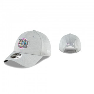 Giants Heather Gray 2020 NFL Crucial Catch 9FORTY Adjustable Hat