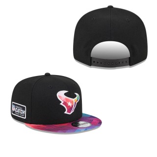 Houston Texans Black 2023 NFL Crucial Catch Snapback Hat