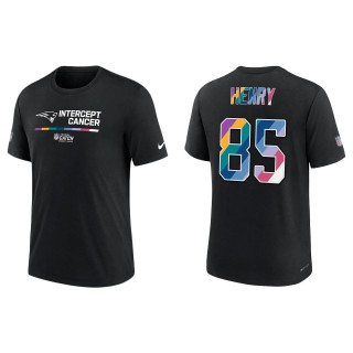 Hunter Henry New England Patriots Black 2022 NFL Crucial Catch Performance T-Shirt