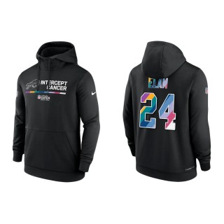 Kaiir Elam Buffalo Bills Black 2022 NFL Crucial Catch Therma Performance Pullover Hoodie