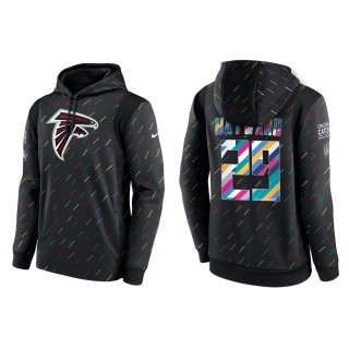 Men's Atlanta Falcons Casey Hayward Charcoal NFL Crucial Catch Hoodie