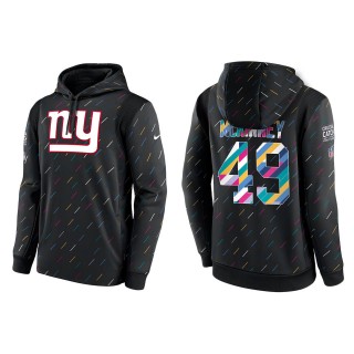 Men's New York Giants Benardrick McKinney Charcoal 2021 NFL Crucial Catch Therma Pullover Hoodie