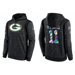 Men's Green Bay Packers Sammy Watkins Charcoal NFL Crucial Catch Hoodie