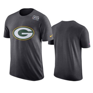 Packers Anthracite Crucial Catch Performance T-Shirt