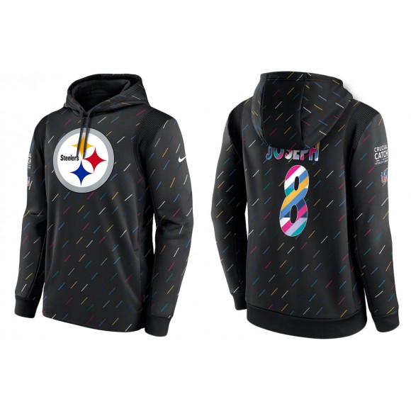 Men's Pittsburgh Steelers Karl Joseph Charcoal NFL Crucial Catch Hoodie