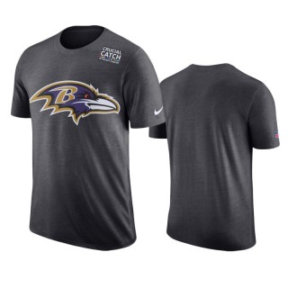 Ravens Anthracite Crucial Catch Performance T-Shirt