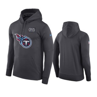 Titans Anthracite Crucial Catch Performance Hoodie