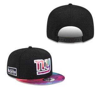 New York Giants Black 2023 NFL Crucial Catch Snapback Hat