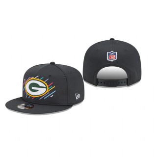 Packers Charcoal 2021 NFL Crucial Catch 9FIFTY Snapback Adjustable Hat