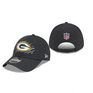 Packers Charcoal 2021 NFL Crucial Catch 9FORTY Adjustable Hat