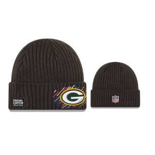 Packers Charcoal 2021 NFL Crucial Catch Knit Hat