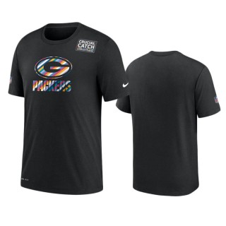 Packers Black Crucial Catch Sideline T-Shirt