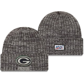 Packers Heather Gray 2019 NFL Crucial Catch Cuffed Knit Hat