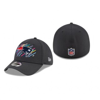 Patriots Charcoal 2021 NFL Crucial Catch 39THIRTY Flex Hat