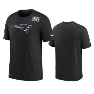 Patriots Black Crucial Catch Sideline T-Shirt