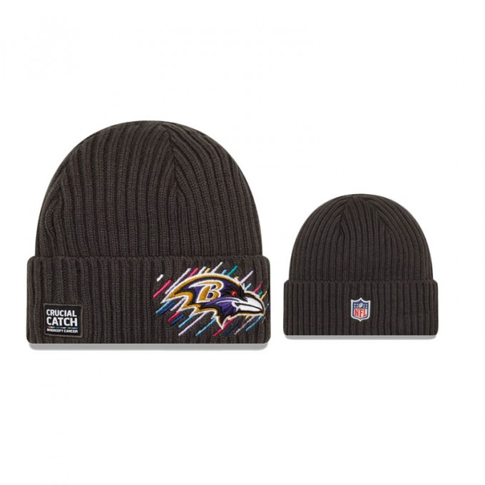 Baltimore Ravens BCA CRUCIAL CATCH Knit Beanie Hat