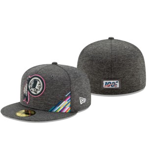 Redskins Heather Gray 2019 NFL Crucial Catch 59FIFTY Fitted Hat