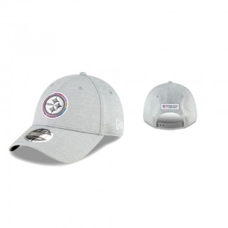 Steelers Heather Gray 2020 NFL Crucial Catch 9FORTY Adjustable Hat