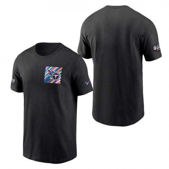 Tennessee Titans Black 2023 NFL Crucial Catch Sideline Tri-Blend T-Shirt