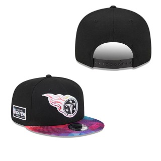 Tennessee Titans Black 2023 NFL Crucial Catch Snapback Hat