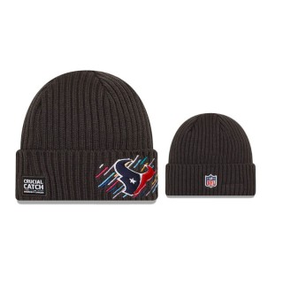 Texans Charcoal 2021 NFL Crucial Catch Knit Hat