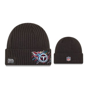 Titans Charcoal 2021 NFL Crucial Catch Knit Hat