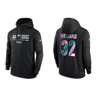 Trayveon Williams Cincinnati Bengals Black 2022 NFL Crucial Catch Therma Performance Pullover Hoodie