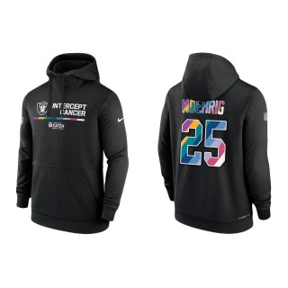 Trevon Moehrig Las Vegas Raiders Black 2022 NFL Crucial Catch Therma Performance Pullover Hoodie