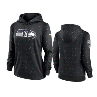 Women's Seahawks Anthracite 2021 NFL Crucial Catch Hoodie