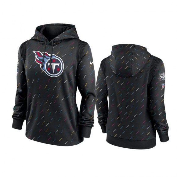 Women's Titans Anthracite 2021 NFL Crucial Catch Hoodie