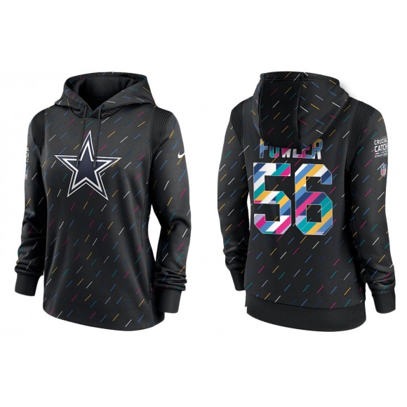 Women's Dallas Cowboys Dante Fowler Jr. Anthracite NFL Crucial Catch Hoodie