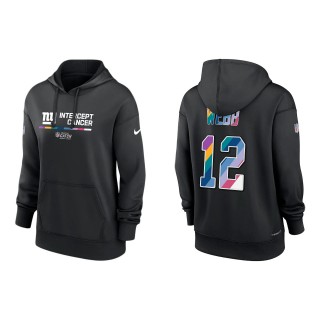 Women's Davis Webb New York Giants Black 2022 NFL Crucial Catch Therma Performance Pullover Hoodie