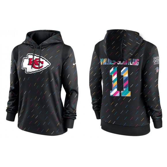 Women's Kansas City Chiefs Marquez Valdes-Scantling Anthracite NFL Crucial Catch Hoodie